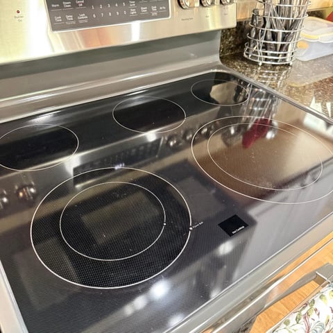 stove after cleaning