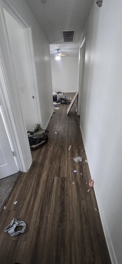 dirty hallway